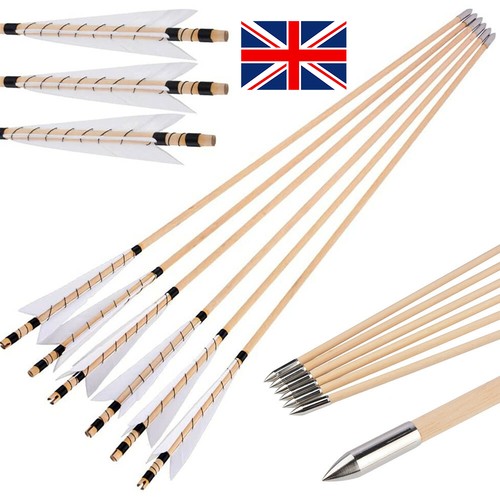 12x wooden arrow - 32",