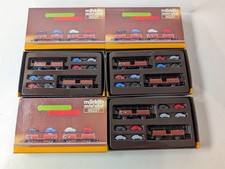 3x Z gauge Marklin DB Auto Transport Wagon Sets-86221.