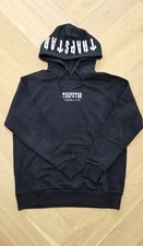 Trapstar Men's Hoodie Black M Embroidered White Logo