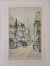 Tom Waghorn Signed Etching -