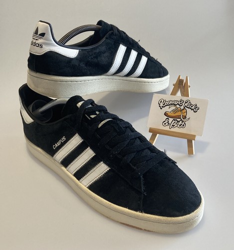 Mens adidas campus black - campus, white