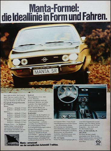 Opel manta original - manta, a