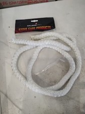 Galleon Fires Stove Care Products 14mmx2m  White Stove Rope Kit For Door Seal