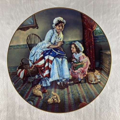 Betsy ross plate american - plate,