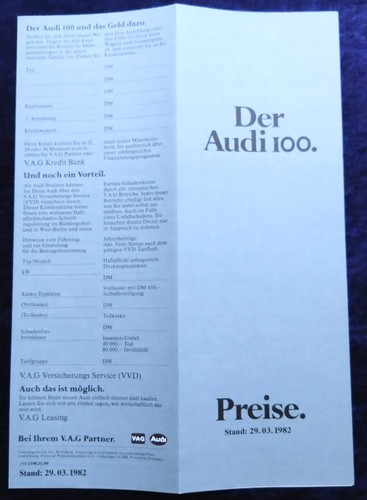 Audi 100 type price - 100,