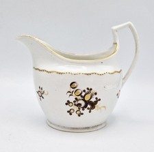 GEORGIAN CHAMBERLAIN WORCESTER PORCELAIN CREAM / MILK JUG c1800 PATTERN 258