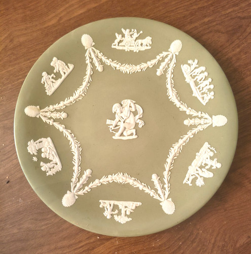 Vintage wedgwood sage - vintage, green