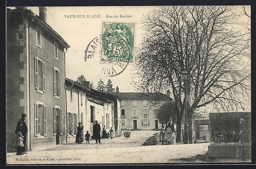 Old postcard vaux sur - postcard, vaux-sur-blaise