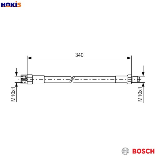 Brake hose 987 476 - 1,
