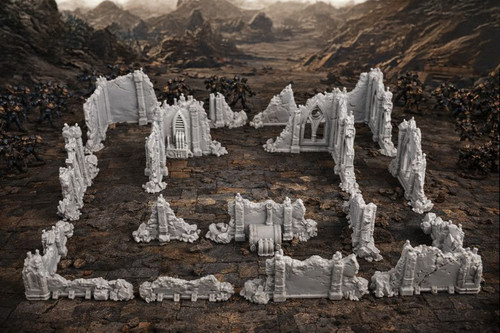 Terrain set pcs ruins for - pcs,