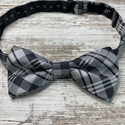 Ferrar pre tied bow tie - bow, gray