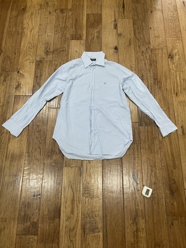 Large blue striped burberry - blue,