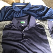 2 Men’s Golf T Shirts - 1 Ben Hogan And 1 Lincoln