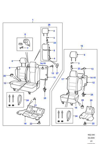 Land rover rear - land, centre