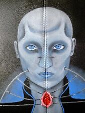 HELLRAISER FEMALE CENOBITE HAND PAINTED SHOULDER BAG F  F HORROR CON PU LEATHER