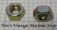 3BA full hex nuts - brass colour plated steel - Qty 4-20 - free UK post