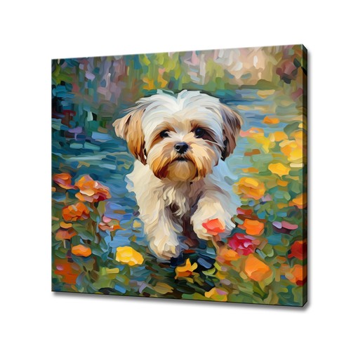 Shih tzu dog - shih, field