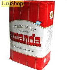 Y42 YERBA MATE AMANDA ROJA 1KG CON PALOS / WITH STEMS HERBAL TEA