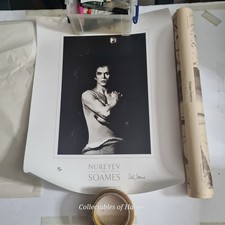 Sally Soames (1937-2019) Rudolf Nureyev 1978 signed poster & margot fonteyn £800