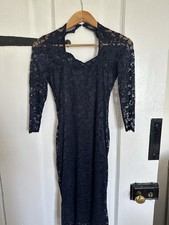 Amy Childs Navy Lace Long