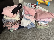 Baby’s Girl 3-6 Months Large Clothes Bundle Dresses Tops Leggings Outfits