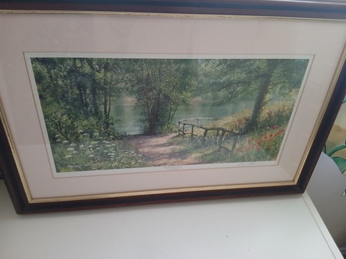 Framed artprint summer - framed, of