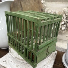 old Miners bird cage made of