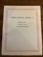 Ferrograph series manual - 5,