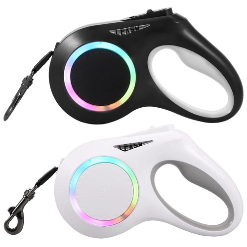 Retractable dog lead - dog, with
