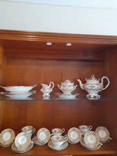 Antique Ridgeway Bone China circa 1840 Tea Service 32 Pieces including lids