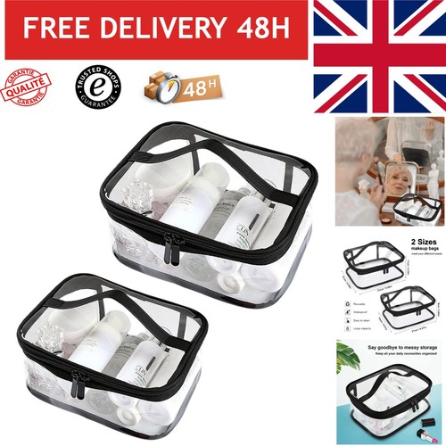 Clear toiletry bag - bag, pack