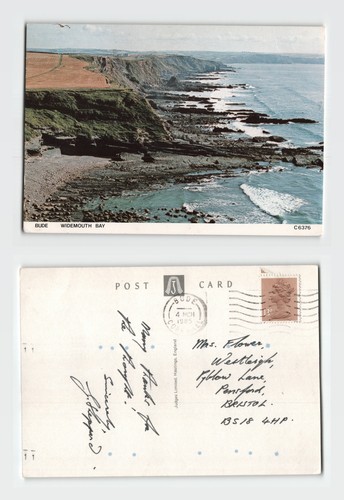 Postcard bude widemouth - bude, bay