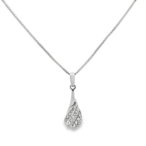 925 solid silver necklace - silver,