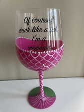 Mermaid Giant Wine Glass 