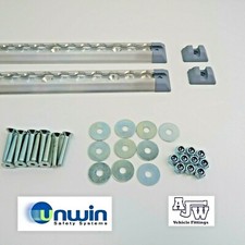 2 x 20" UNWIN KOLLER Surface Rail Track Camper Motorhome Van Minibus Seat G