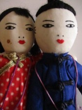 VINTAGE CLOTH DOLLS FROM CHINA