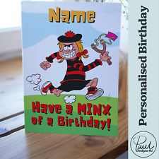 Minnie the Minx Personalised
