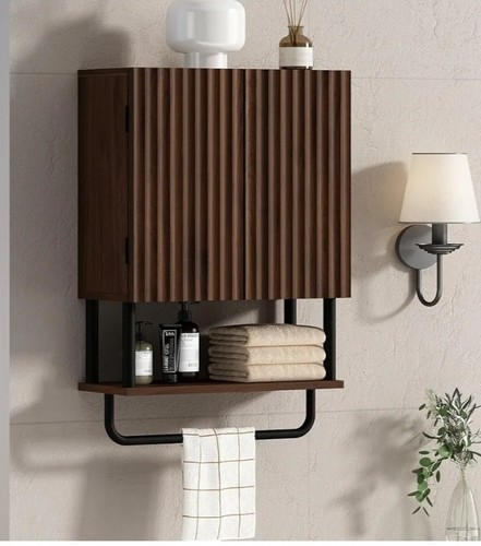 Farmhouse bathroom wall - bathroom,