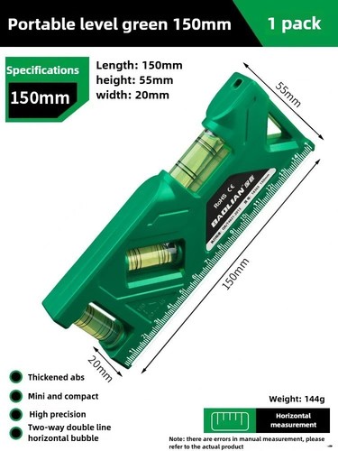 Mini magnetic level - 3-in-1,