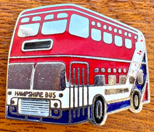 Pin Badge Hampshire Bus Enamel