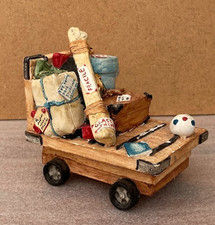 Peter Fagan Home Sweet Home Rare Bear on a Luggage Trolley.  TC 7011 - 990.