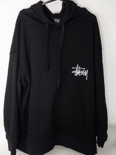 Stussy men black hoodie - stussy, men's
