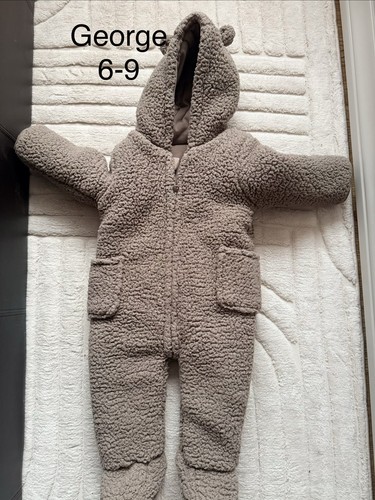 George teddybear pramsuit - george,