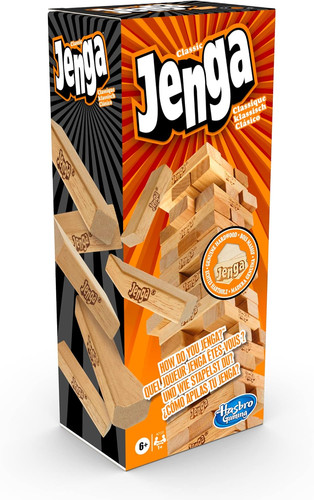 Jenga classic stacking game - classic,