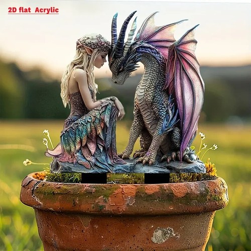 Dragon fairy pixie elf plant - fairy,