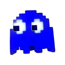 Pac Man Colour Changing White Ghost Light Lamp - USB Power Cord Included