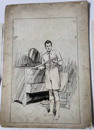 Antique pen ink artists - antique,