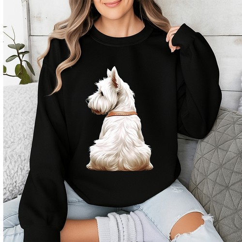 Westie dog womens sweatshirt - dog,