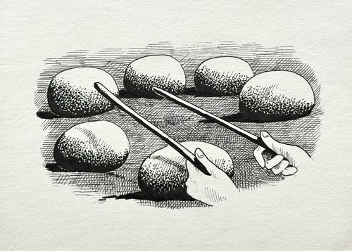 Keld neddy dick music pen - music, ink