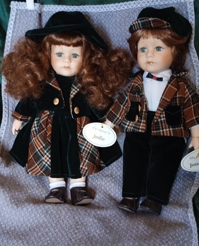 Vintage porcelain dolls - porcelain,